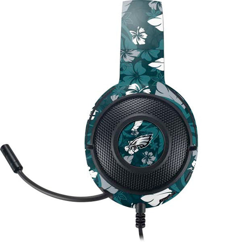 NFL Philadelphia Eagles Tropical Print Razer Kraken X Skin