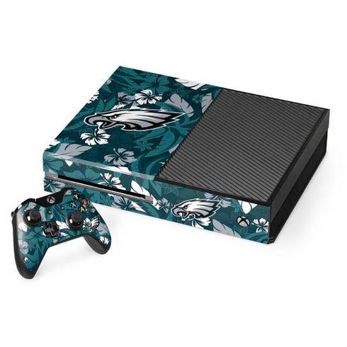 NFL Philadelphia Eagles Tropical Print Xbox One Skins