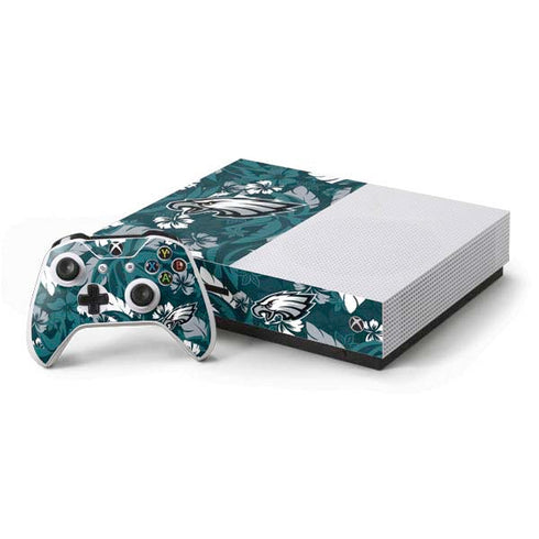 NFL Philadelphia Eagles Tropical Print Xbox One Skins