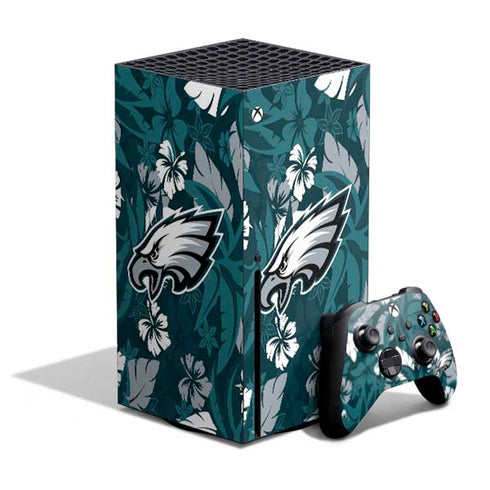 NFL Philadelphia Eagles Tropical Print Xbox Series X Bundle Skin