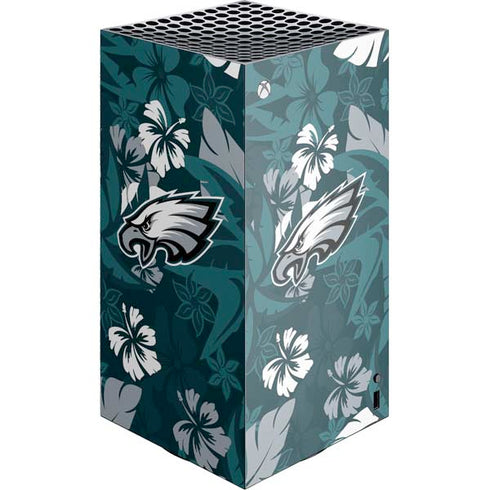 NFL Philadelphia Eagles Tropical Print XBox Series X Digital Edition Console Skin