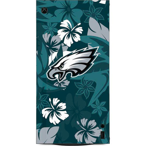 NFL Philadelphia Eagles Tropical Print XBox Series X Digital Edition Console Skin