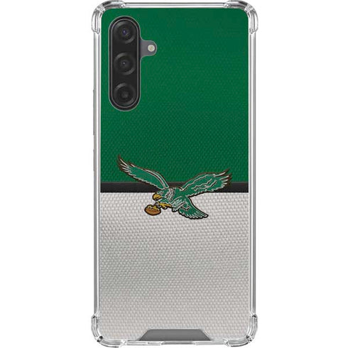 NFL Philadelphia Eagles Vintage Galaxy A17 Clear Case