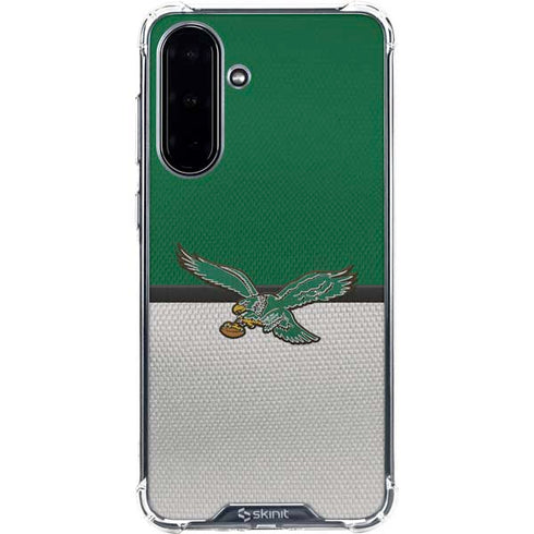 NFL Philadelphia Eagles Vintage Galaxy A36 5G Clear Case