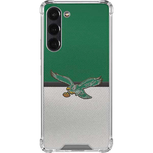 NFL Philadelphia Eagles Vintage Galaxy S24 FE Clear Case