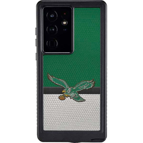 NFL Philadelphia Eagles Vintage Galaxy S24 Ultra Waterproof Case