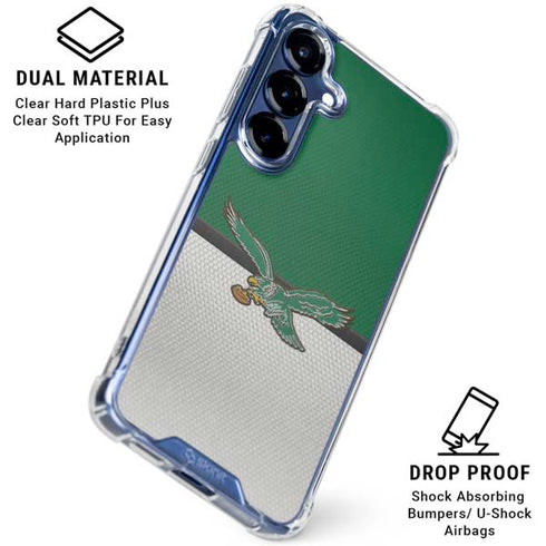 NFL Philadelphia Eagles Vintage Galaxy S25 Plus Clear Case