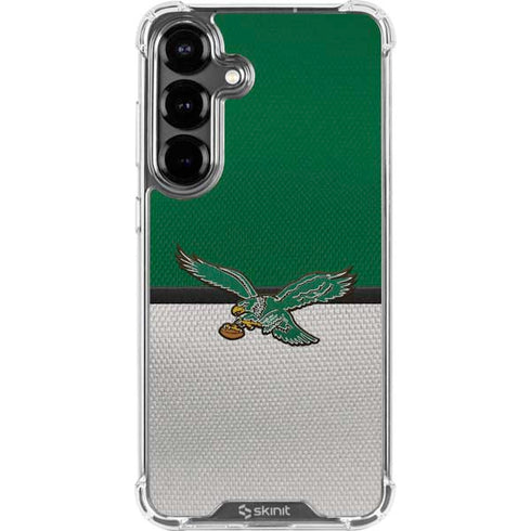 NFL Philadelphia Eagles Vintage Galaxy S26 Clear Case