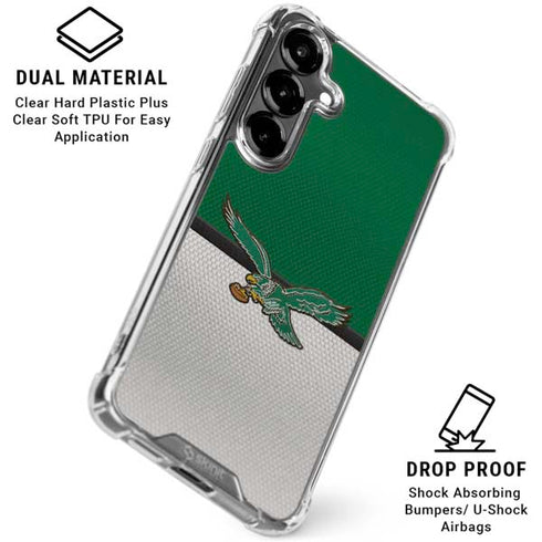 NFL Philadelphia Eagles Vintage Galaxy S26 Plus Clear Case