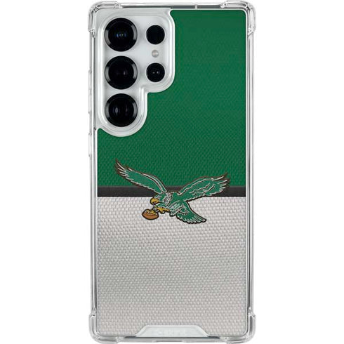 NFL Philadelphia Eagles Vintage Galaxy S26 Ultra Clear Case