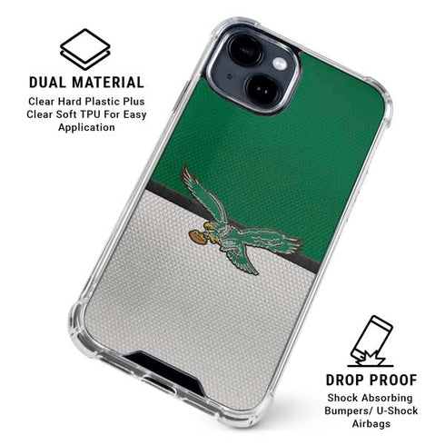 NFL Philadelphia Eagles Vintage iPhone 15 Clear Case