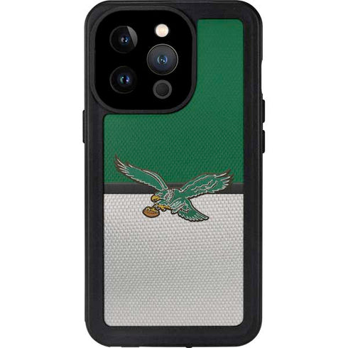 NFL Philadelphia Eagles Vintage iPhone 15 Pro Waterproof Case