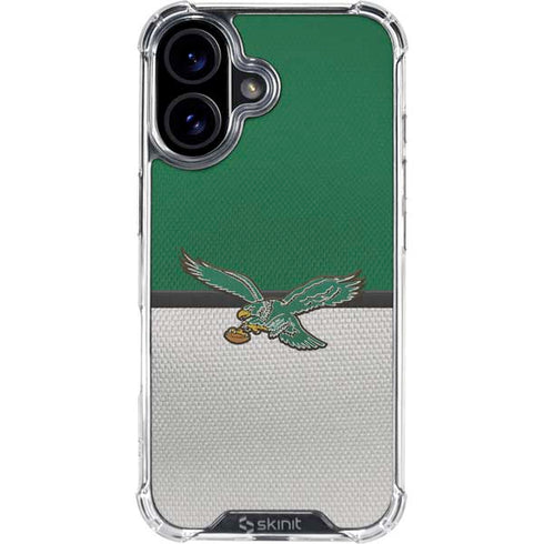 NFL Philadelphia Eagles Vintage iPhone 16 Clear Case