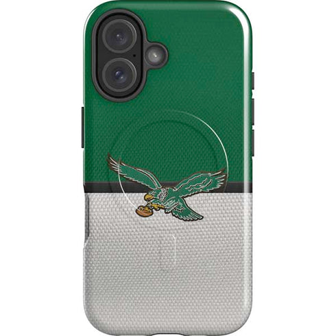 NFL Philadelphia Eagles Vintage iPhone 16 Magsafe Impact Case