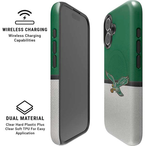 NFL Philadelphia Eagles Vintage iPhone 16 Magsafe Impact Case
