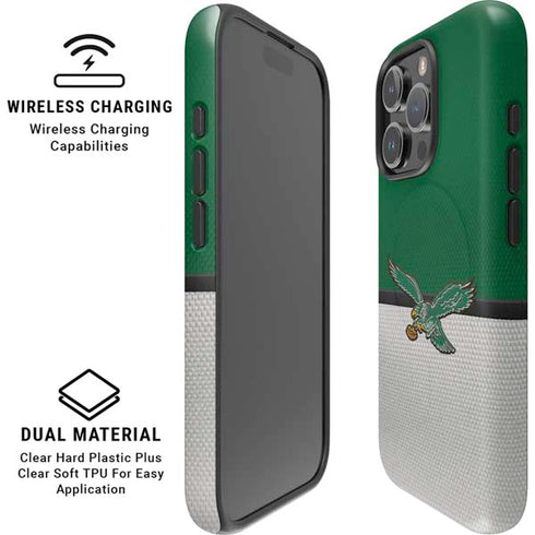 NFL Philadelphia Eagles Vintage iPhone 16 Pro Magsafe Impact Case