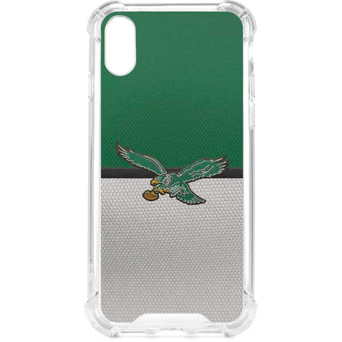 NFL Philadelphia Eagles Vintage iPhone XS Clear Case