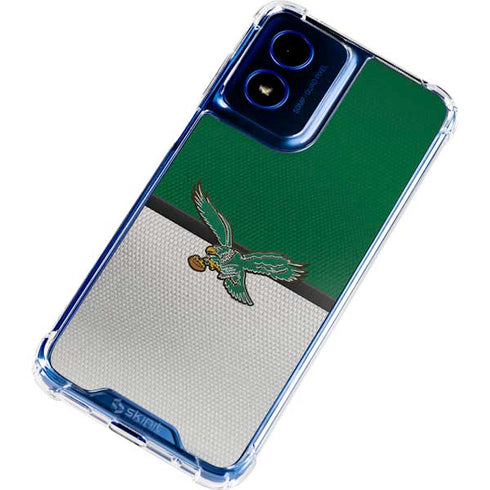 NFL Philadelphia Eagles Vintage Moto G 5G (2024) Clear Case
