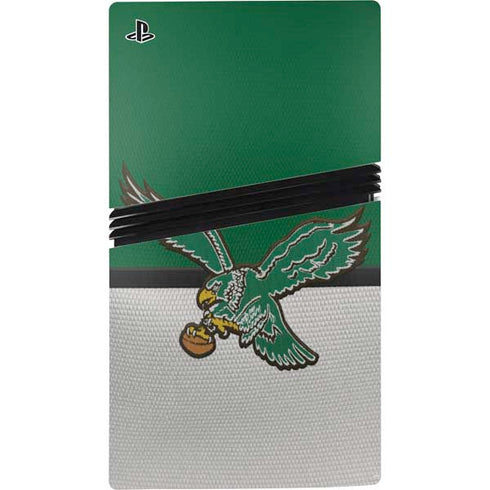 NFL Philadelphia Eagles Vintage PS5 Pro Console Skin