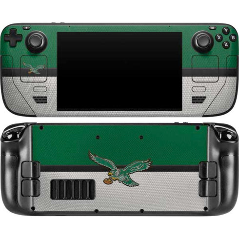 NFL Philadelphia Eagles Vintage Steam Deck Handheld Gaming Computer OLED Skin