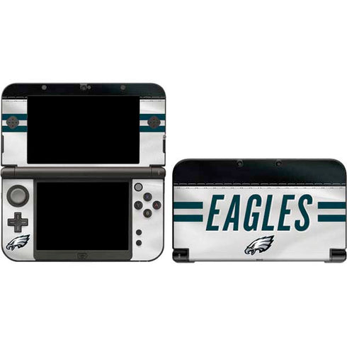 NFL Philadelphia Eagles White Striped Nintendo Skins
