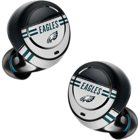 NFL Philadelphia Eagles White Striped Amazon Echo Buds Skin