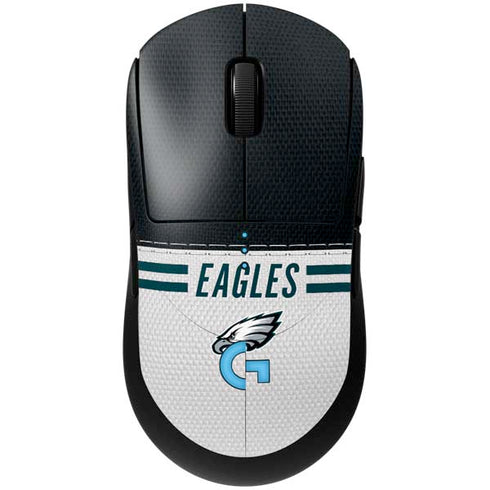NFL Philadelphia Eagles White Striped G Pro Wireless Gaming Mouse Skin