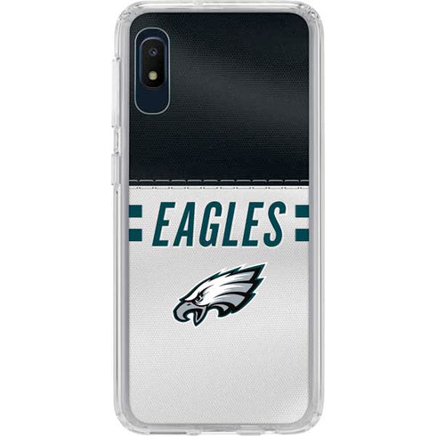 NFL Philadelphia Eagles White Striped Galaxy Cases
