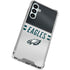 NFL Philadelphia Eagles White Striped Galaxy A16 5G Clear Case