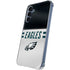 NFL Philadelphia Eagles White Striped Galaxy A55 5G Clear Case