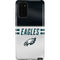 NFL Philadelphia Eagles White Striped Galaxy Note20 5G Pro Case