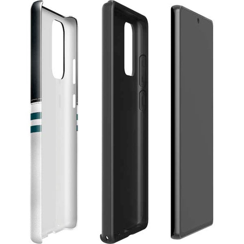 NFL Philadelphia Eagles White Striped Galaxy Note20 5G Pro Case