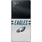 NFL Philadelphia Eagles White Striped Galaxy Note20 5G Skin