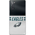 NFL Philadelphia Eagles White Striped Galaxy Note20 5G Skin