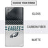 NFL Philadelphia Eagles White Striped Galaxy Note20 5G Skin