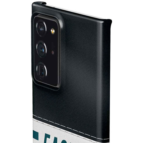 NFL Philadelphia Eagles White Striped Galaxy Note20 Ultra 5G Lite Case