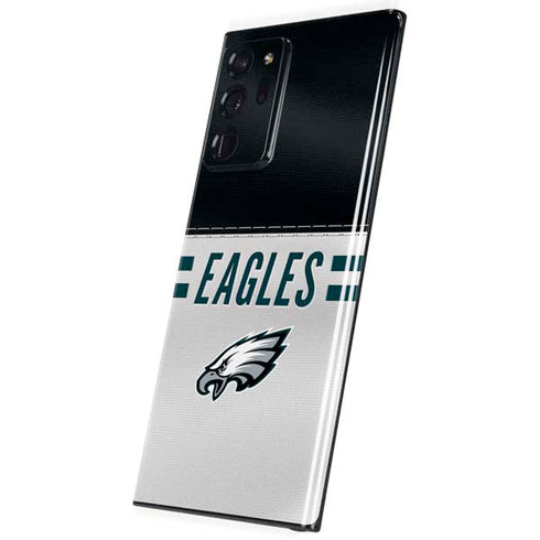 NFL Philadelphia Eagles White Striped Galaxy Note20 Ultra 5G Skin