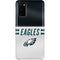 NFL Philadelphia Eagles White Striped Galaxy S20 Lite Case