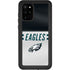 NFL Philadelphia Eagles White Striped Galaxy S20 Plus Waterproof Case