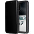 NFL Philadelphia Eagles White Striped Galaxy S20 Plus Waterproof Case