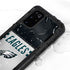 NFL Philadelphia Eagles White Striped Galaxy S20 Plus Waterproof Case