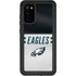 NFL Philadelphia Eagles White Striped Galaxy S20 Waterproof Case
