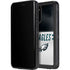 NFL Philadelphia Eagles White Striped Galaxy S20 Waterproof Case