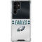 NFL Philadelphia Eagles White Striped Galaxy S23 Ultra Clear Case