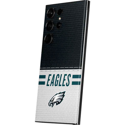 NFL Philadelphia Eagles White Striped Galaxy Skins