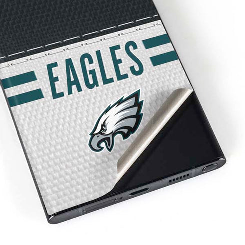 NFL Philadelphia Eagles White Striped Galaxy Skins