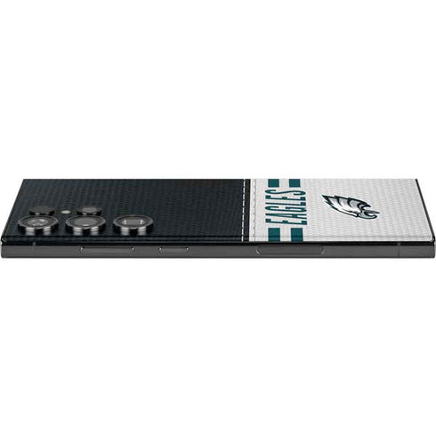 NFL Philadelphia Eagles White Striped Galaxy Skins