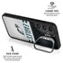 NFL Philadelphia Eagles White Striped Galaxy S24 FE Kickstand Case