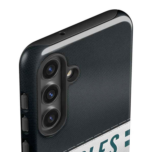 NFL Philadelphia Eagles White Striped Galaxy S25 Impact Case
