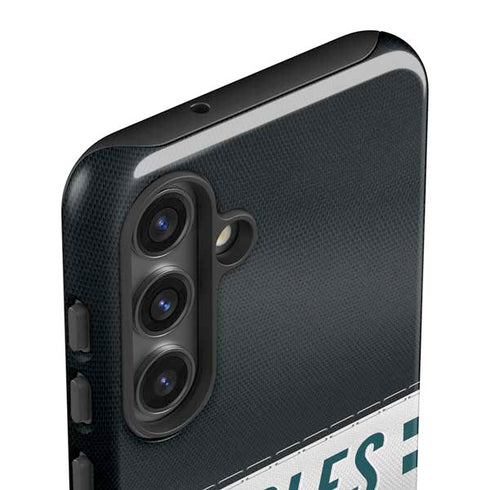 NFL Philadelphia Eagles White Striped Galaxy S25 Plus Impact Case